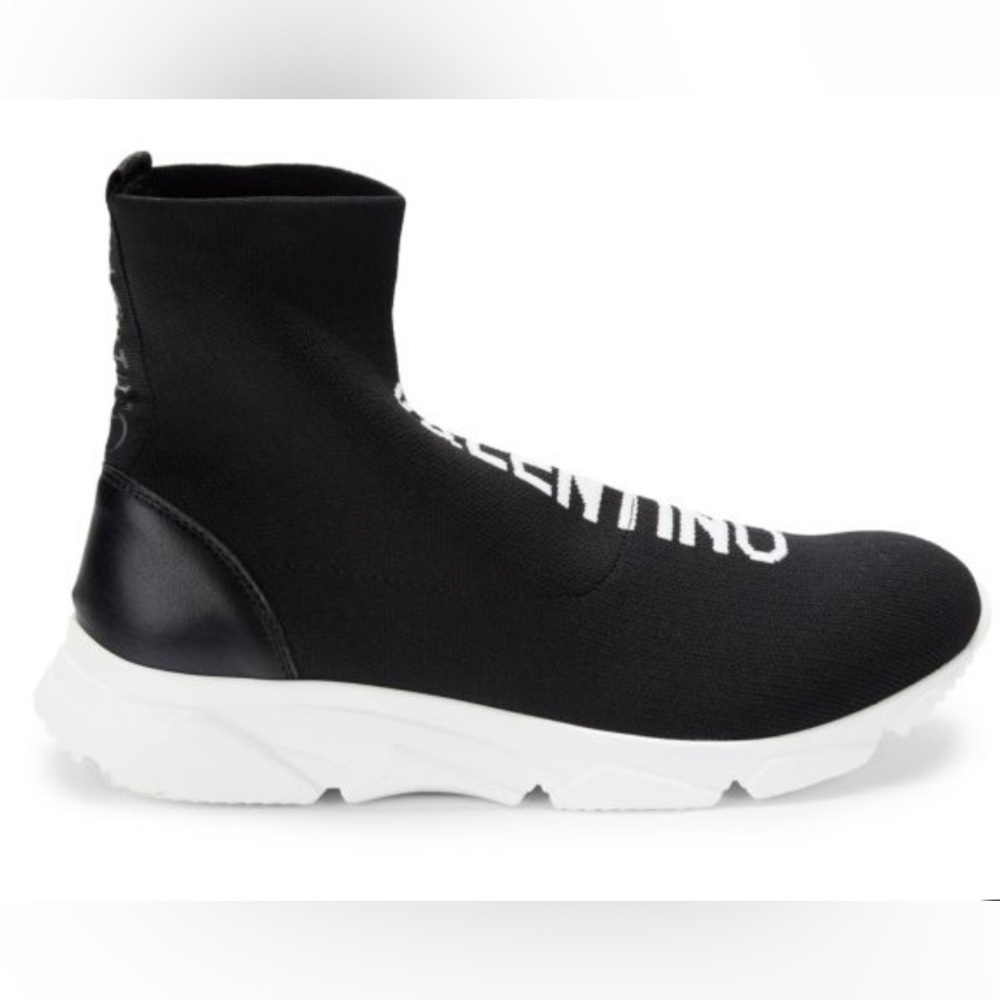Authentic Mario Valentino Melissa Logo Sock Sneakers in Size 8 - Picture 2 of 13